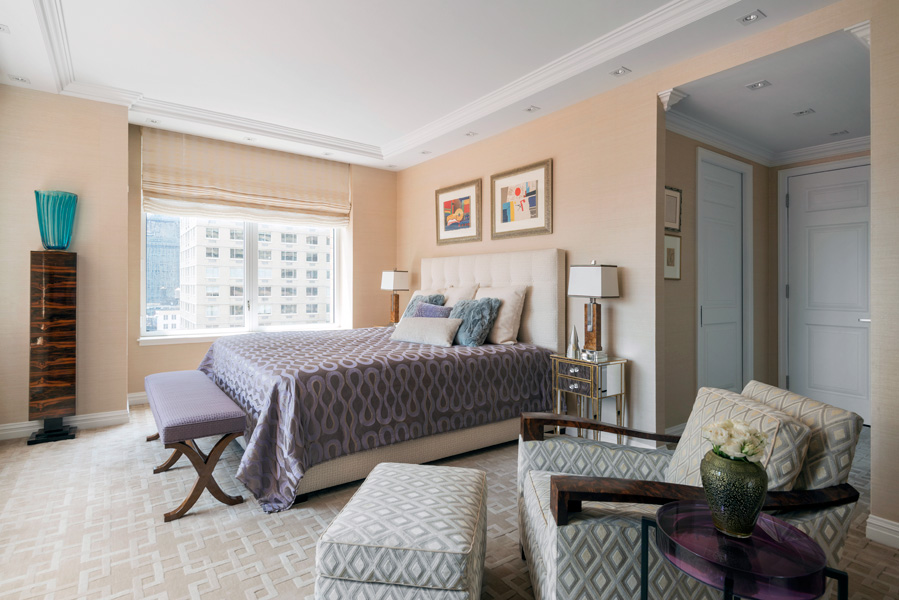 Central Park West Bedroom Interior Design