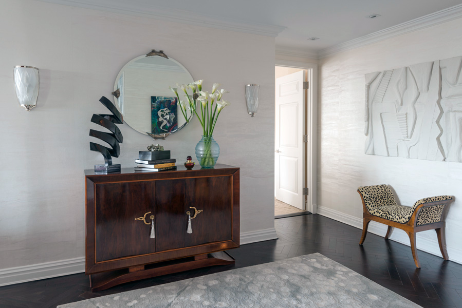 Central Park West Entry Foyer Design